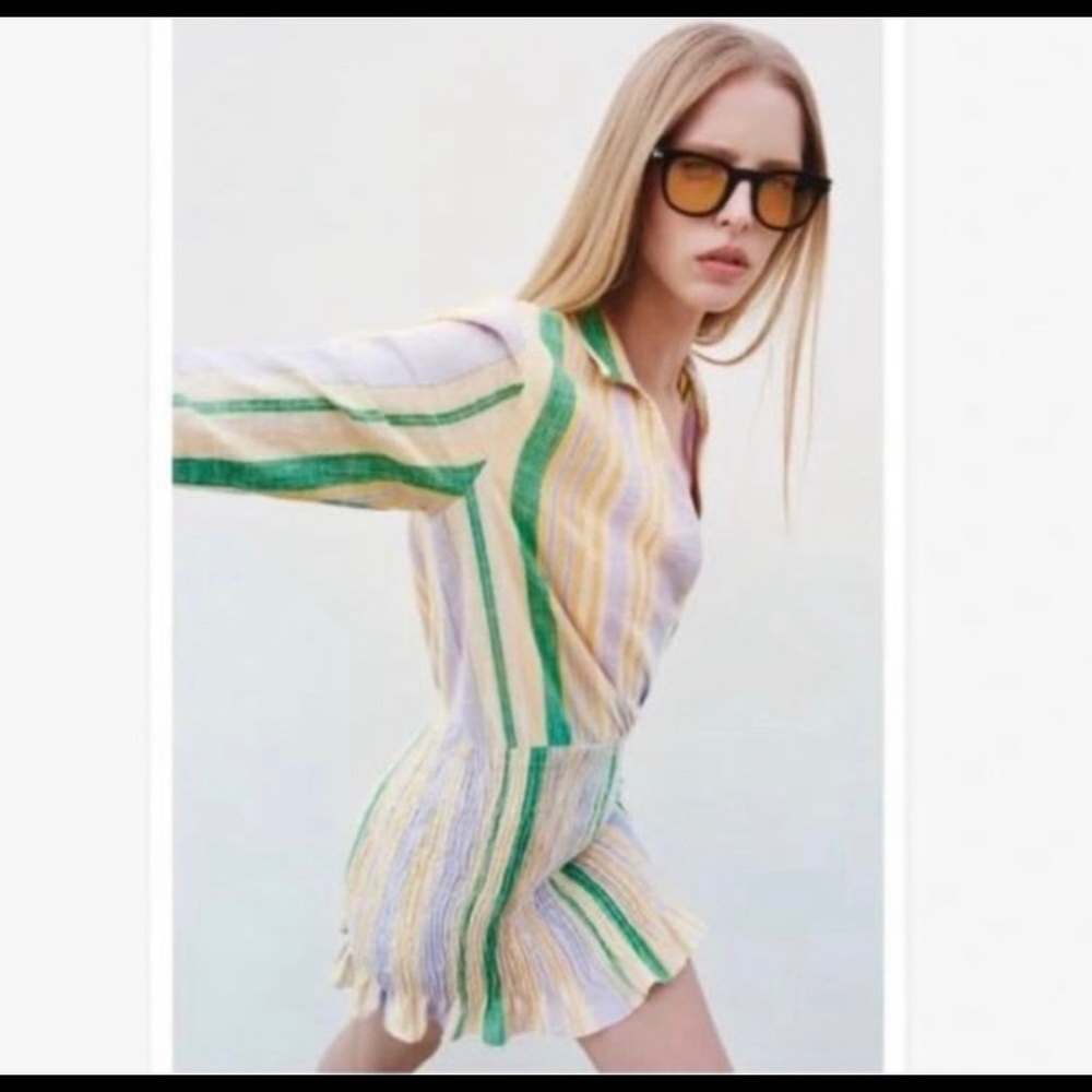 Zara Valery Cotton Shirt Dress, Swim cover up or shirt dress dress - XXL 14/16